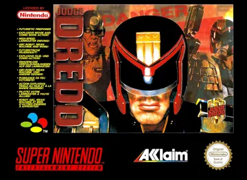 Judge Dredd (Europe) box cover front